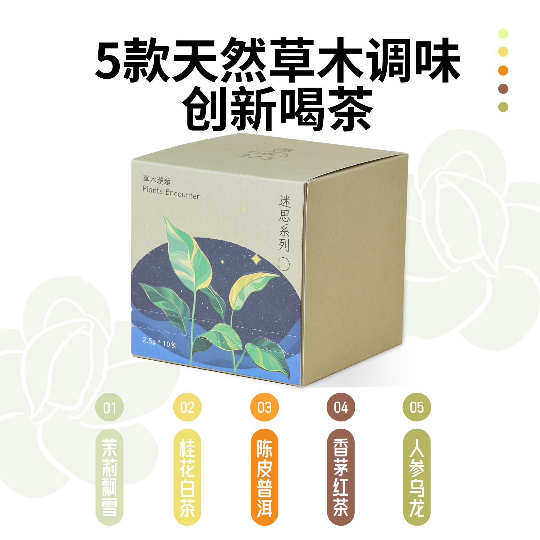 志韦北迷思系列原叶茉莉香茅红茶