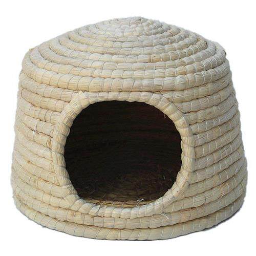 草编鸡窝下蛋窝搭建户外鸟窝草窝兔窝保暖荷兰猪窝兔子鸽子芦丁用