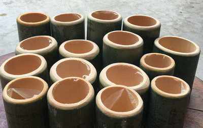 碗杯竹子碗蒸饭新鲜竹筒杯竹筒饭设备定做家用。方便竹杯子竹制品