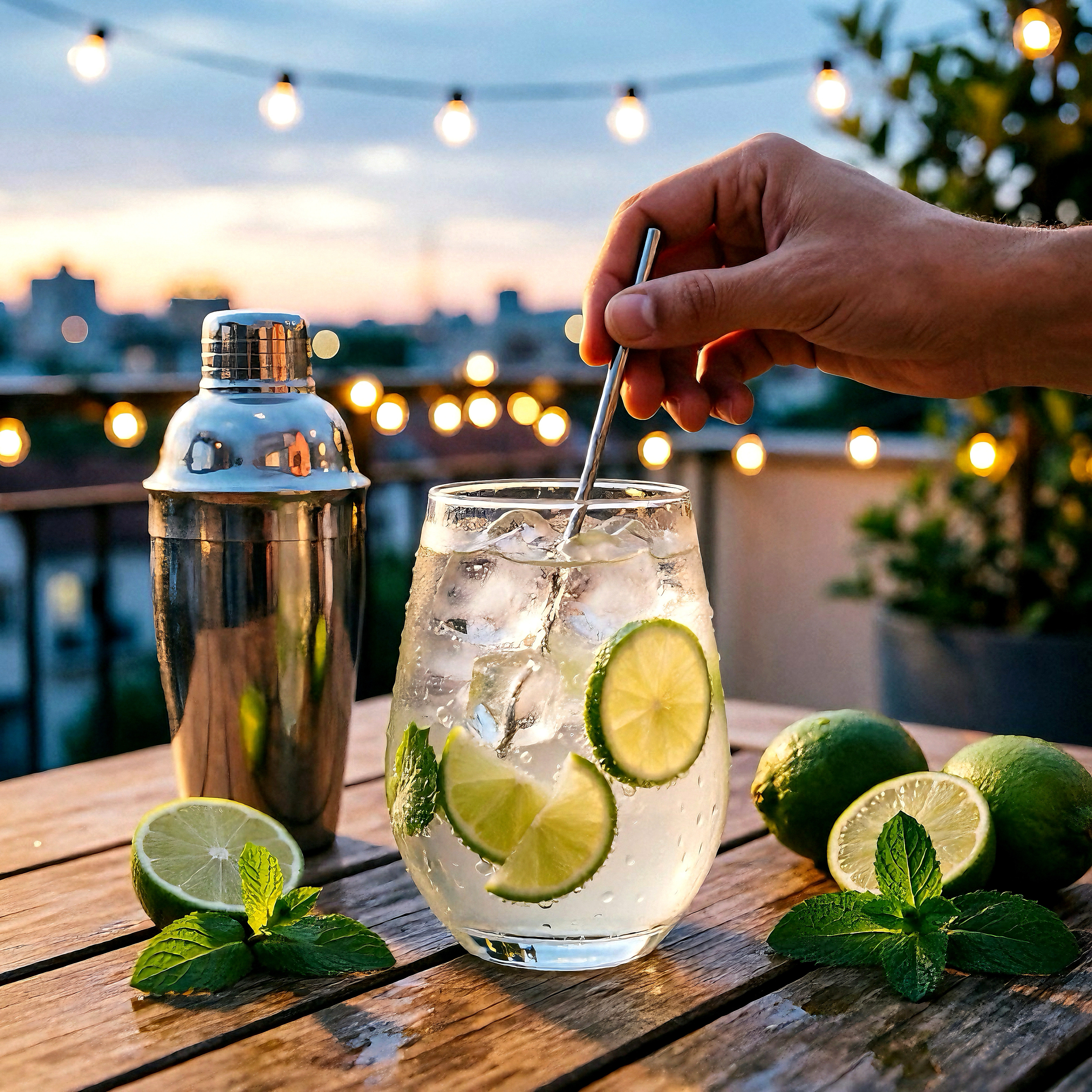 莫吉托鸡尾酒杯酒吧调酒杯