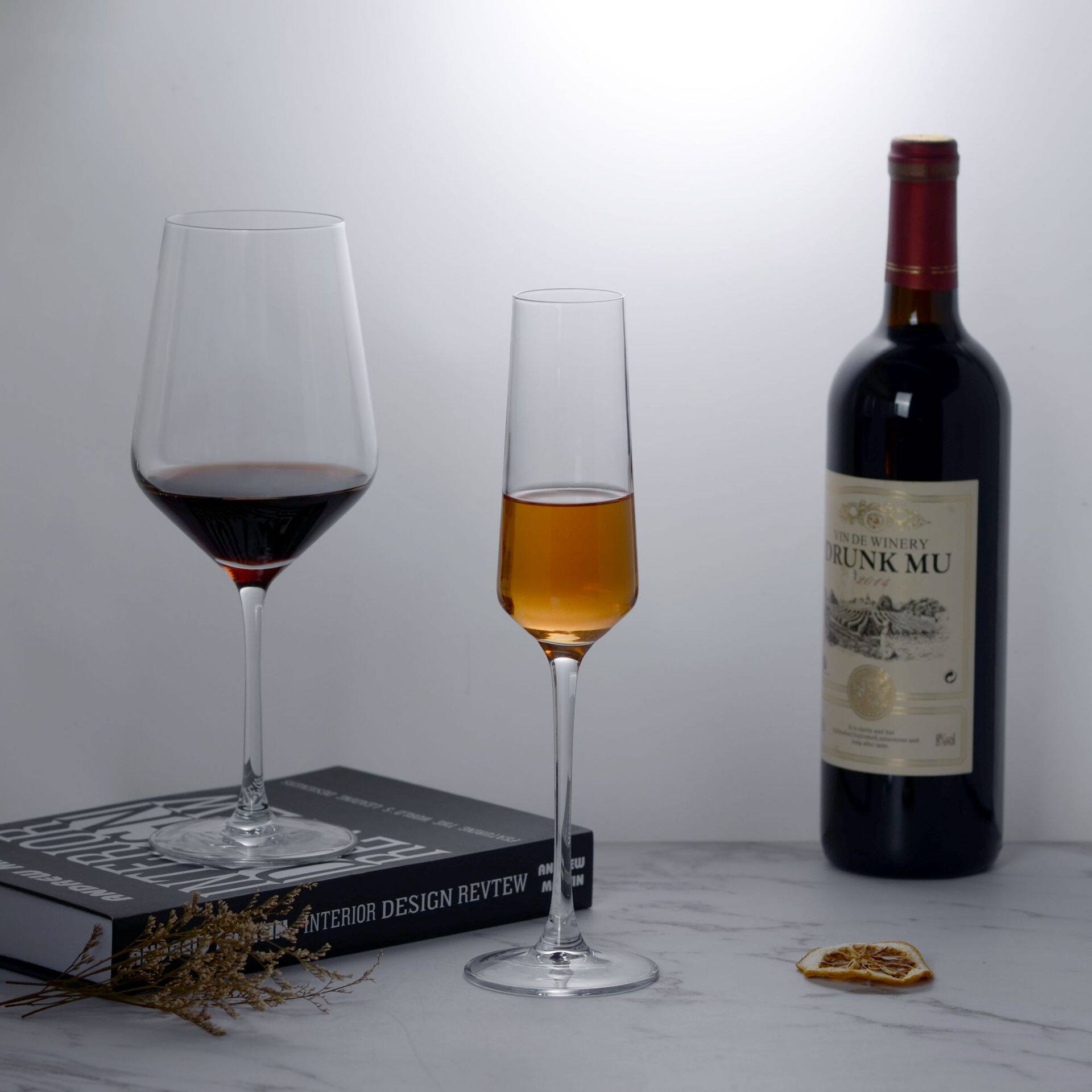 玻璃红酒杯葡萄酒杯香槟杯