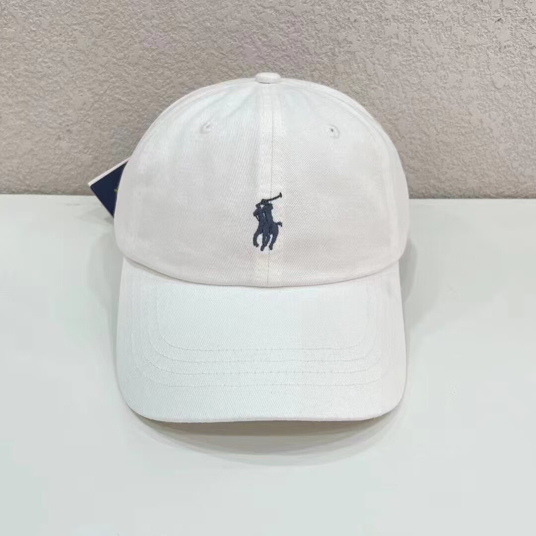 American Order! Pony Embroider Logo Baseball Cap Minimalist Elegant Couple Baseball Cap Sun Hat Peaked Cap Can Scan the Qr Code