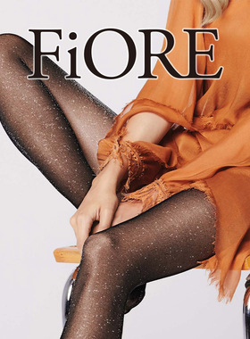 Fiore欧洲进口春秋超薄亮丝连裤袜黑色大码透明透气马油袜子20D