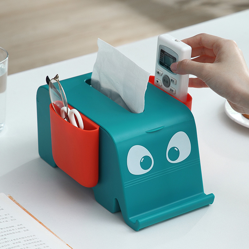 客厅大象多功能桌面整理纸巾盒