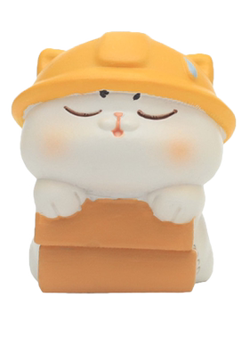 打工喵日常树脂摆件桌面装饰品