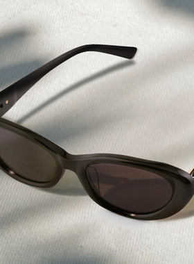 LAPIZ SENSIBLE丨TR90椭圆黑色太阳镜防紫外线SCIFI_CHANI-C1-BK