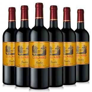 法国-朗格多克 哥伦布古堡骑士干红葡萄酒 750ml*6【整箱装】