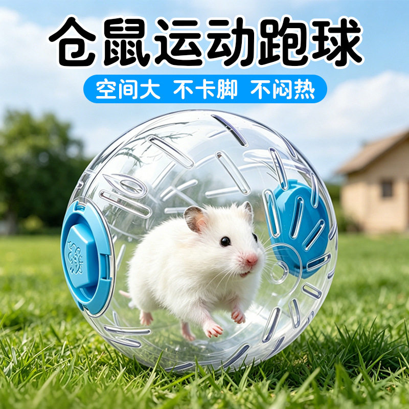 冠之亚仓鼠运动跑球花枝鼠金丝熊专用小仓鼠饲养玩耍玩具用品