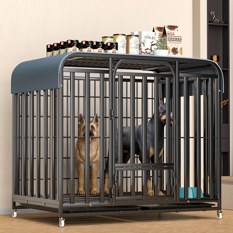 狗笼小中大型犬加粗加密方管笼子泰迪金毛直发狗笼子大小狗宠物用图片