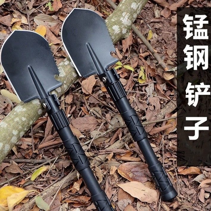 户外多功能工兵铲锰钢加厚铲子