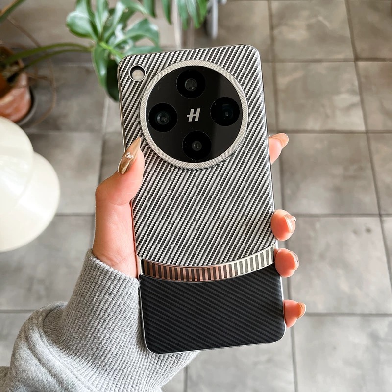 创意碳纤维撞色拼接适用OPPOfinx8手机壳金属镜头圈新款oppoFINDX8pro超薄全包防摔精孔X8网红肤感男女保护壳
