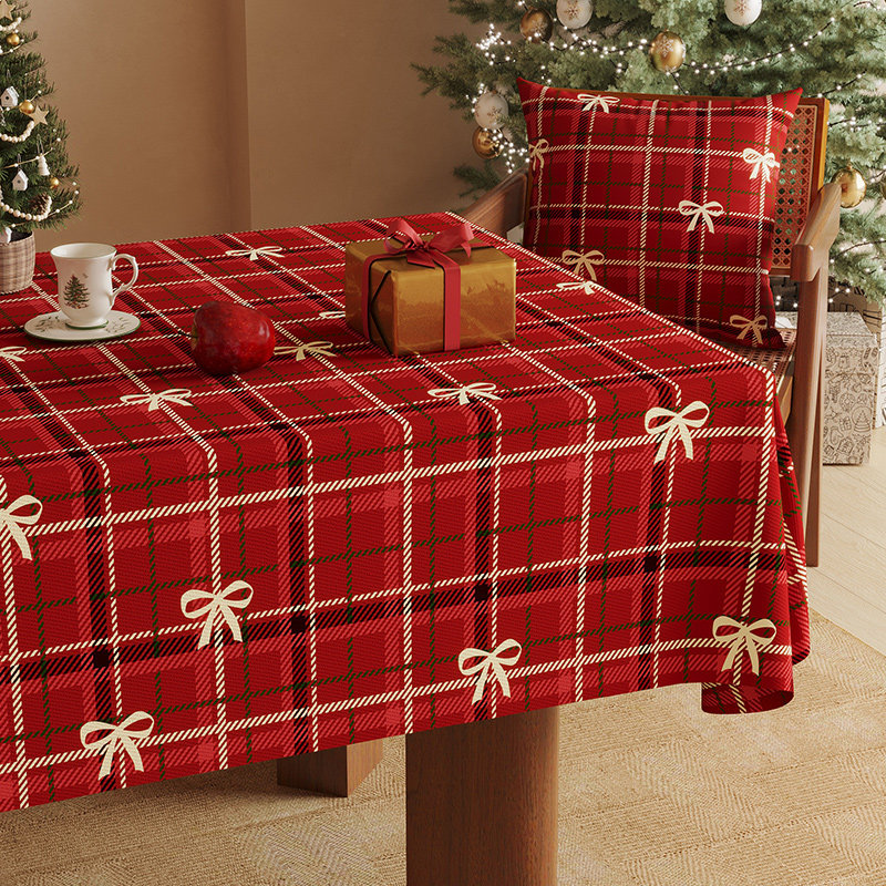 新年高级氛围感桌布马年餐桌布新款轻奢长方形茶几台布2026新款,居家布艺,桌布,淘宝优惠券,粉丝福利购,淘宝优惠卷