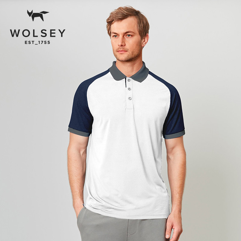 【英国进口】wolsey短袖t恤 男士高尔夫polo衫休闲英伦上衣夏季