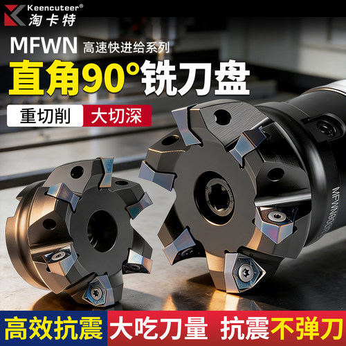 MFWN双面六角平面重切削铣刀盘