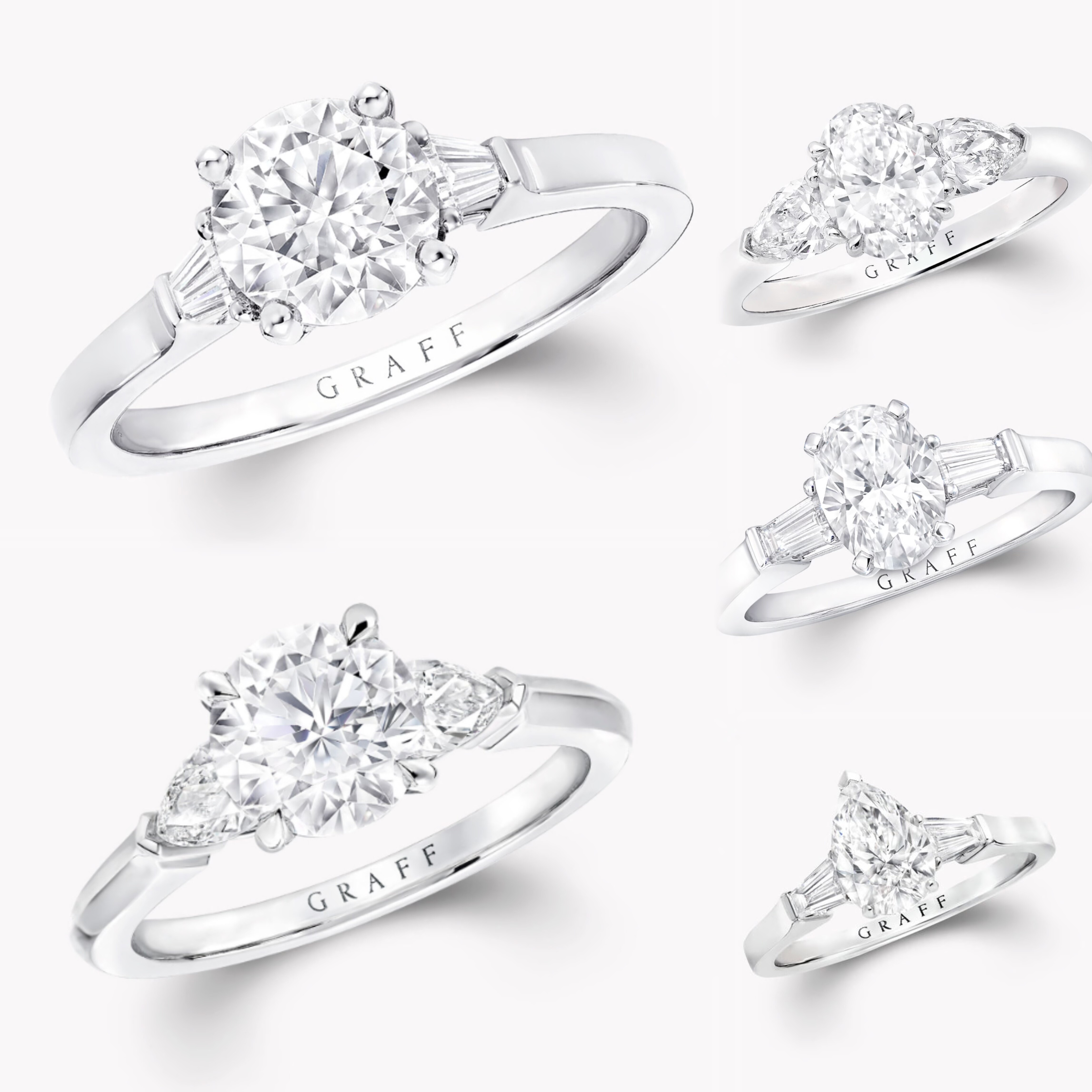 铂金pt950 18k金培育钻石戒指经典款三钻戒指女款定制,珠宝/钻石/翡翠,合成（处理）钻石手饰,淘宝优惠券,粉丝福利购,淘宝优惠卷