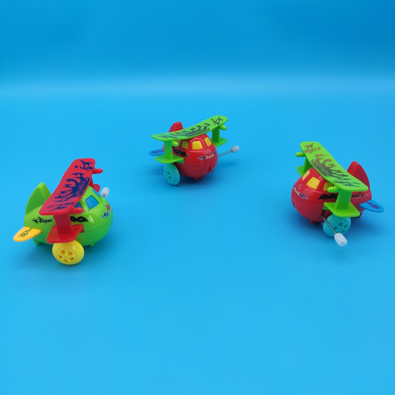 发条翻斗飞机上链上弦旋转翻跟头翻斗趣味卡通益智玩具奖励小礼品