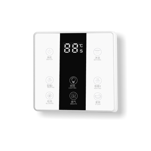 通用浴霸开关五开四开智能家用卫生间浴室暖气5合1防水触摸屏面板