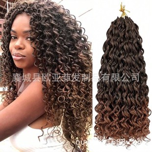 拉美卷假发欧美假发脏辫GoGo Curl Crochet hair化纤水波纹钩针发
