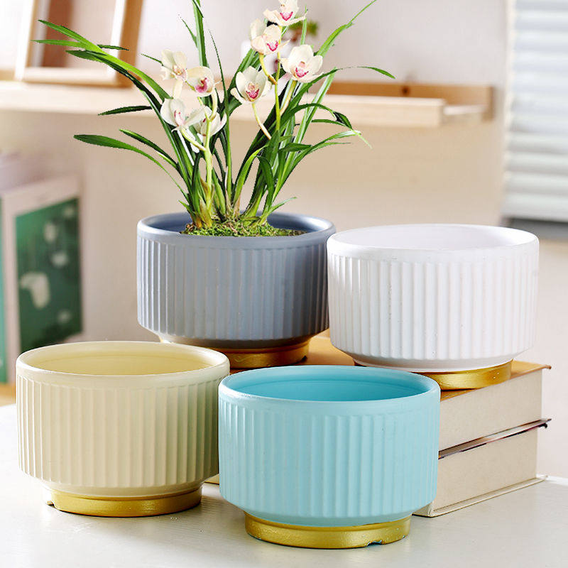 花盆陶瓷特价清仓带托盘兰花家用大号轻奢高级感塑料加仑多肉花盆,鲜花速递/花卉仿真/绿植园艺,花盆,淘宝优惠券,粉丝福利购,淘宝优惠卷