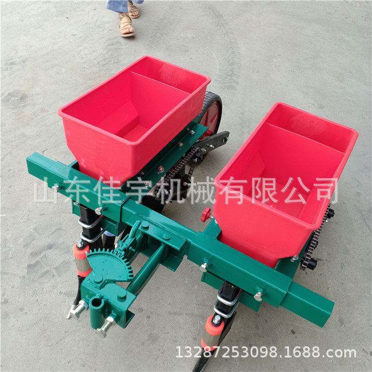 手推式花生大豆播种器汽油自走式玉米点播机手扶式种子种植机