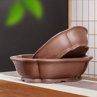 花盆海棠型大号口绿植老桩梅花簕竹老鸦柿造景庭院落地盆