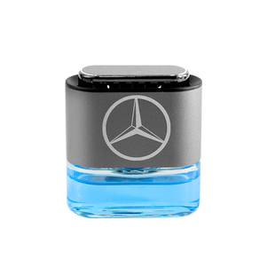 汽车香水空瓶可自装空调出风口车载香薰高档香氛挥发扩香容器车标