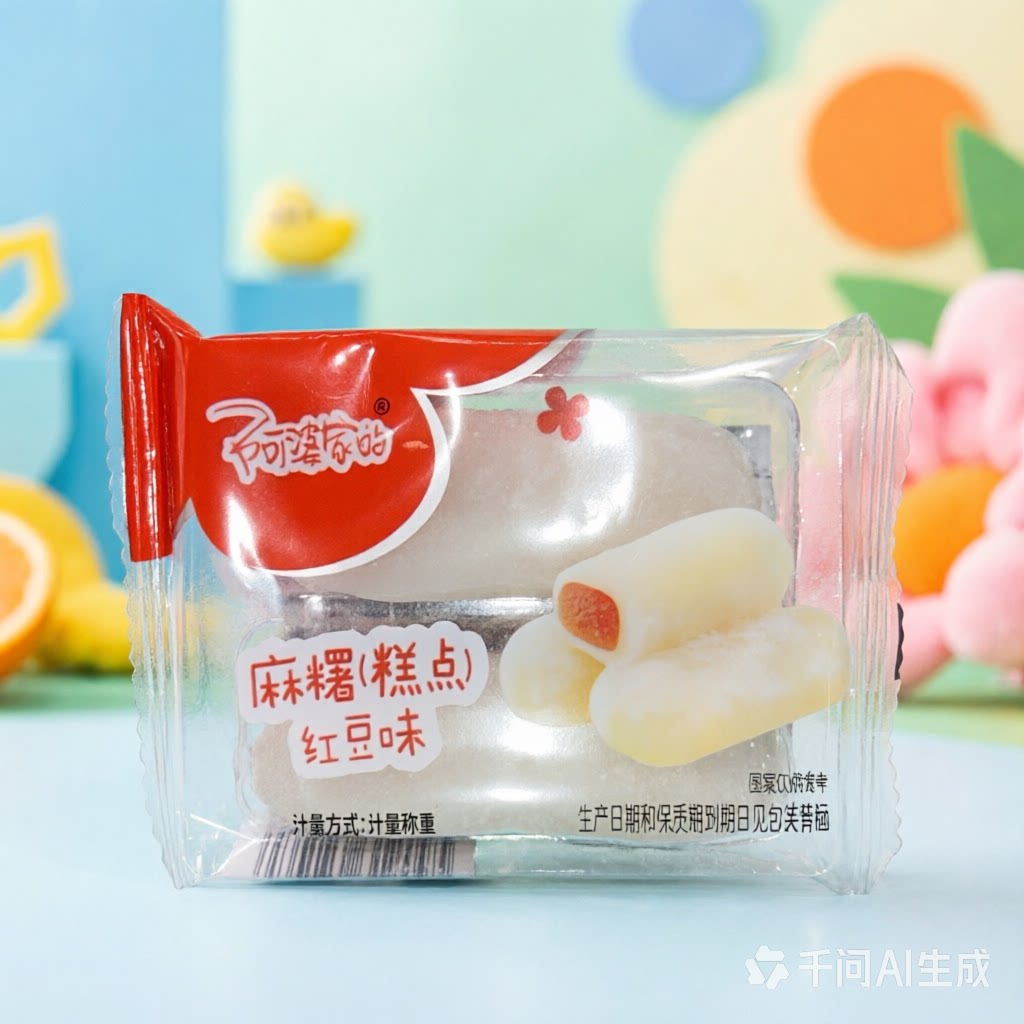 阿婆家的麻薯红豆味独立小包装