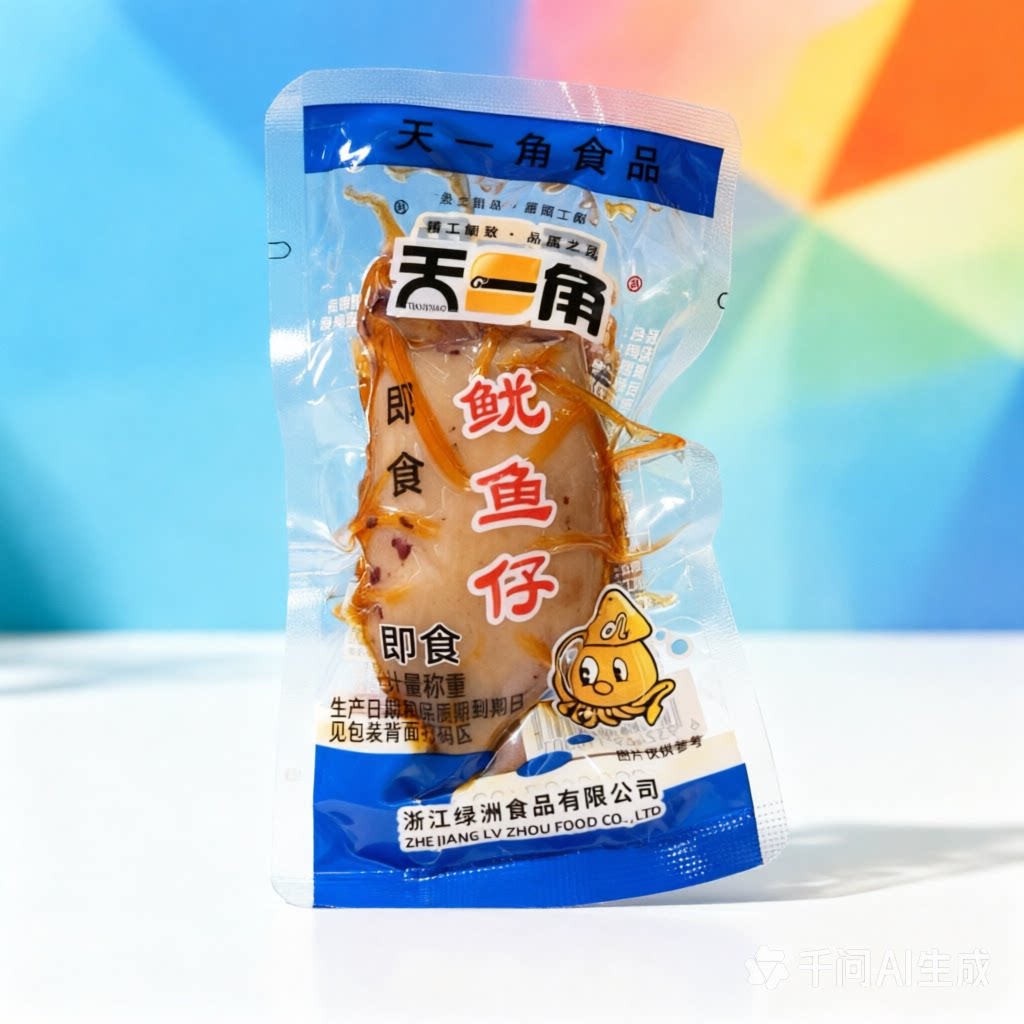 天一角鱿鱼仔500g原味 散装即食海鲜零食办公室好吃的美味的小包图片