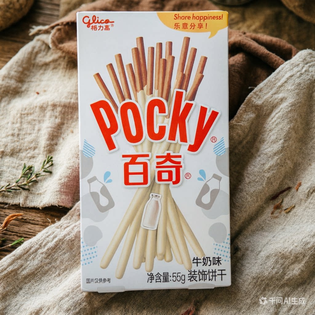 百奇牛奶味装饰饼干55克