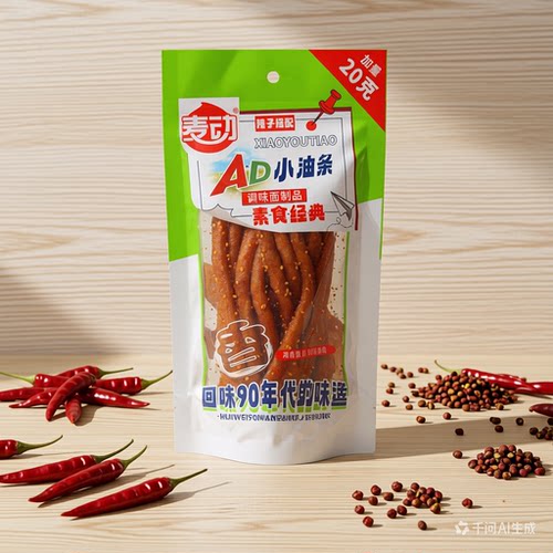 麦动AD小油条80克+20克独立小包装