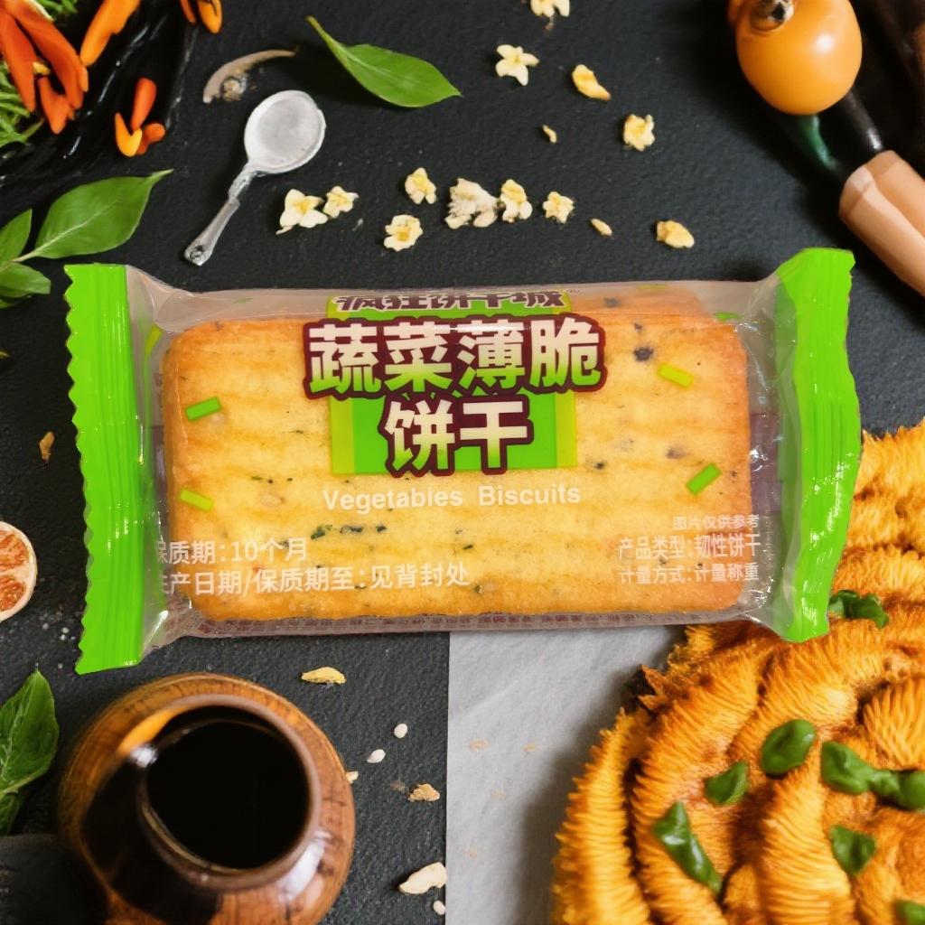 疯狂饼干城蔬菜薄饼