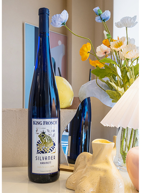 德国大青蛙干白葡萄酒雷司令青蛙赛维纳白葡萄酒原装原瓶进口1.5L