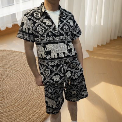 傣族云南西双版纳服装男
