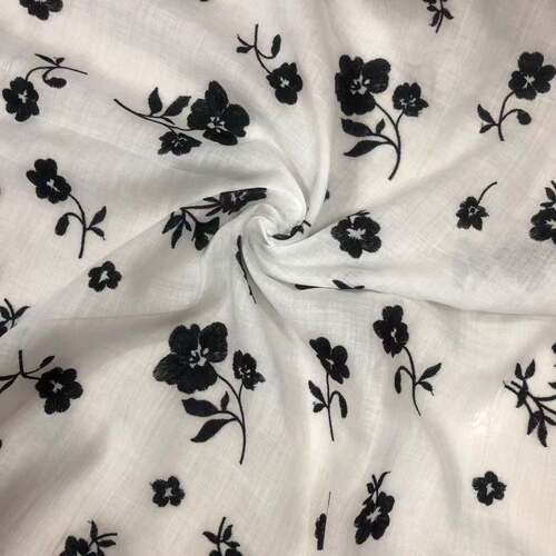 壹旧原著苎麻绣花刺绣布料亚麻面料服装连衣裙旗袍子夏季薄