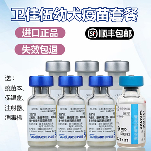 辉瑞卫佳五幼犬疫苗泰迪金毛拉布拉多狗狗预防针犬瘟细小狂犬套餐