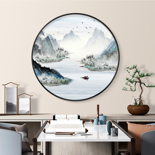 新中式禅意上水装饰画玄关