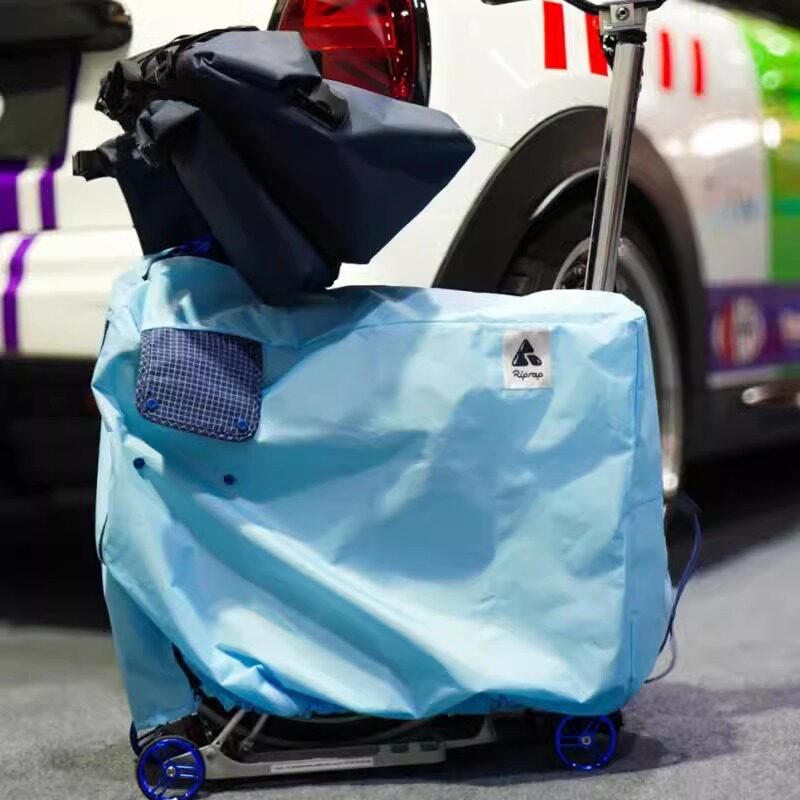 小巧迷你折叠斜挎车包露轮可推行