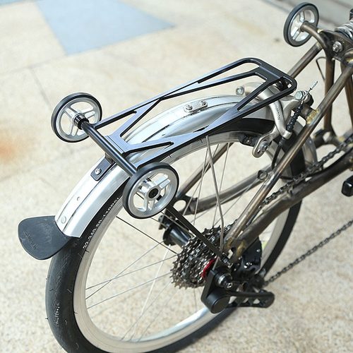 折叠自行车改装钛合金货架