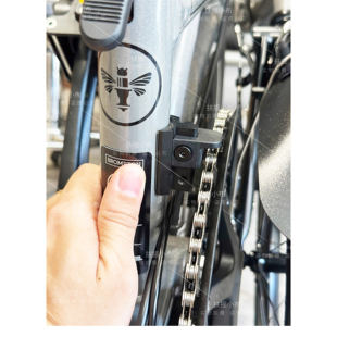 适用小布自行车牙盘盘片压链器 可调钛螺丝防掉链器