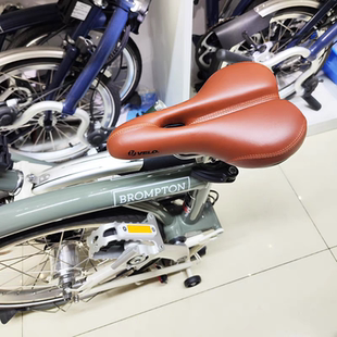适用brompton小布折叠自行车舒适坐垫 长途鞍座 前座椅 舒适透气
