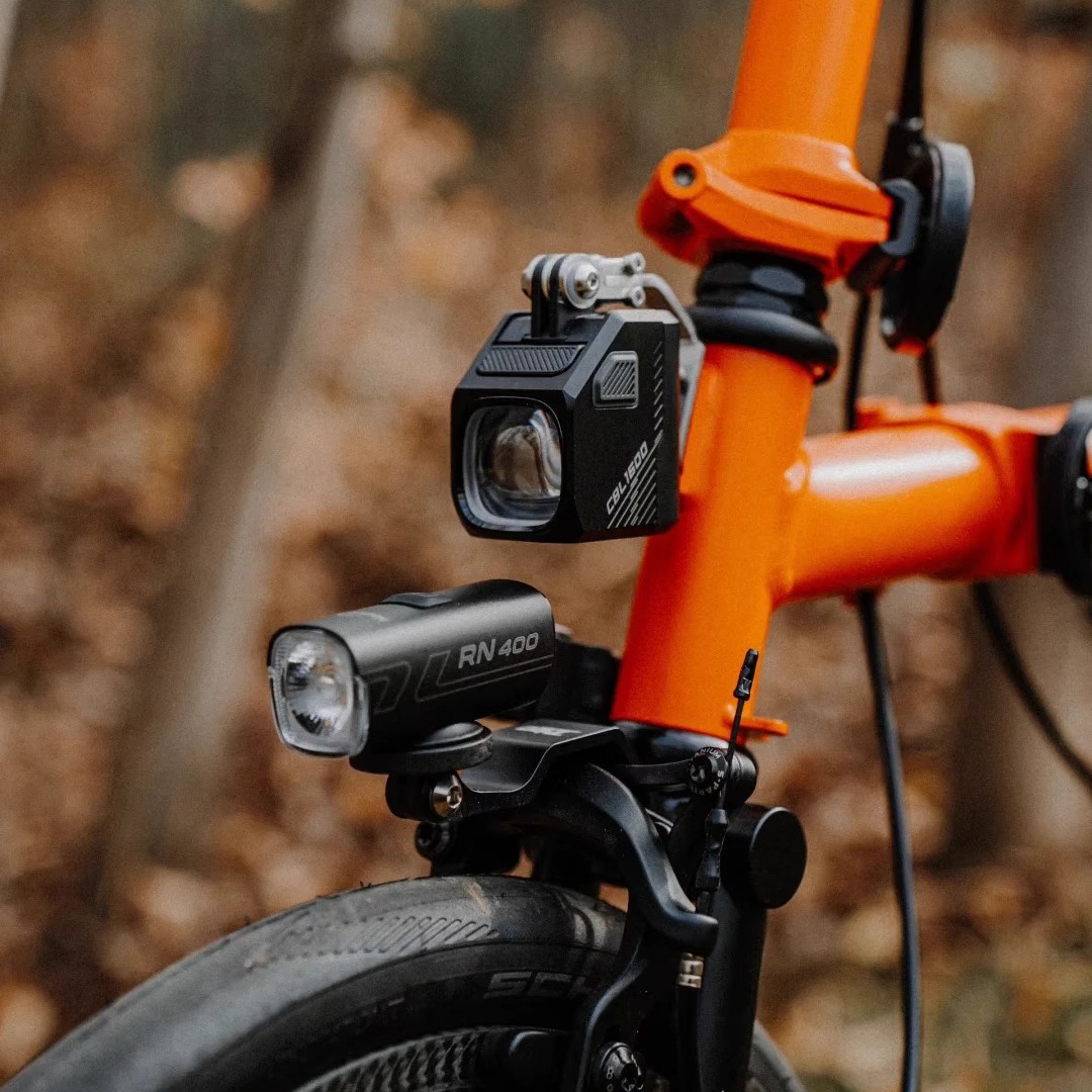 适用brompton小布遥控车前灯折叠自行车配件 夜骑高亮夜骑车灯