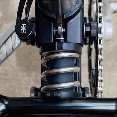 折叠车改装钛合金弹簧避震配套