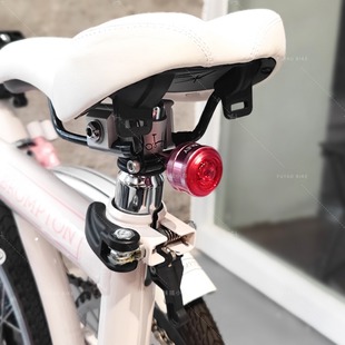 Kiley适用brompton小布折叠自行车配件改装 复古前灯搭配尾灯