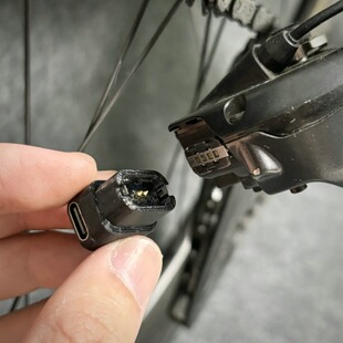 适用于禧玛诺12速di2充电器电子变速105电变电池充电线转接转换头