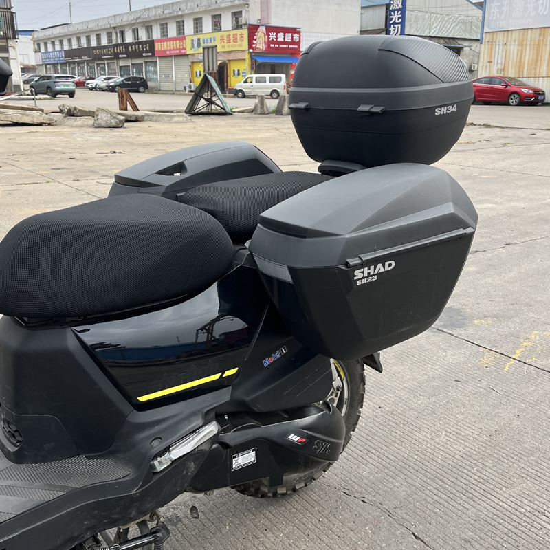 夏德摩托车后备箱塑料防水尾箱39