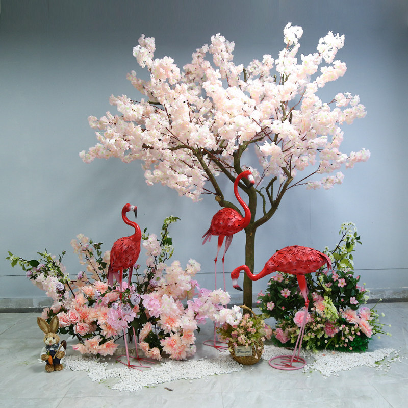 樱花树仿真绿植造景室内外大型假树橱窗装饰场景布置仿生植物景观