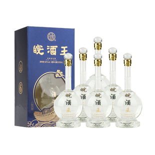 【酒厂自营】安徽皖酒王一帆风顺S6浓香白酒52度500mL*6纯粮原浆