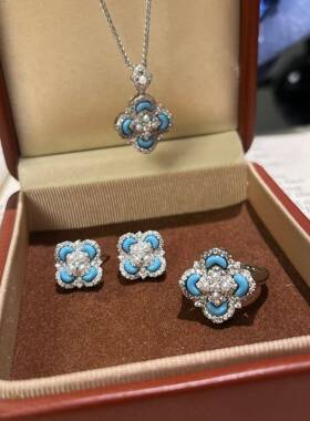 西太后Vintage中古风花朵项链