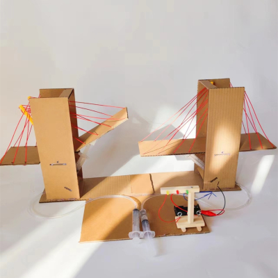 玩教具区角科技小制作大桥小学生