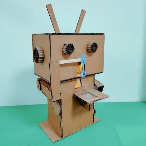 智能科学制作立体作品幼儿玩教具